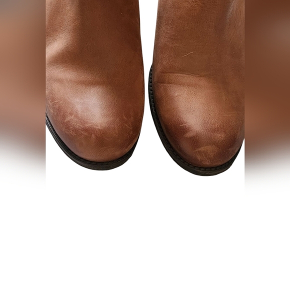 Brown Leather Ankle Boots - Picture 4 of 5